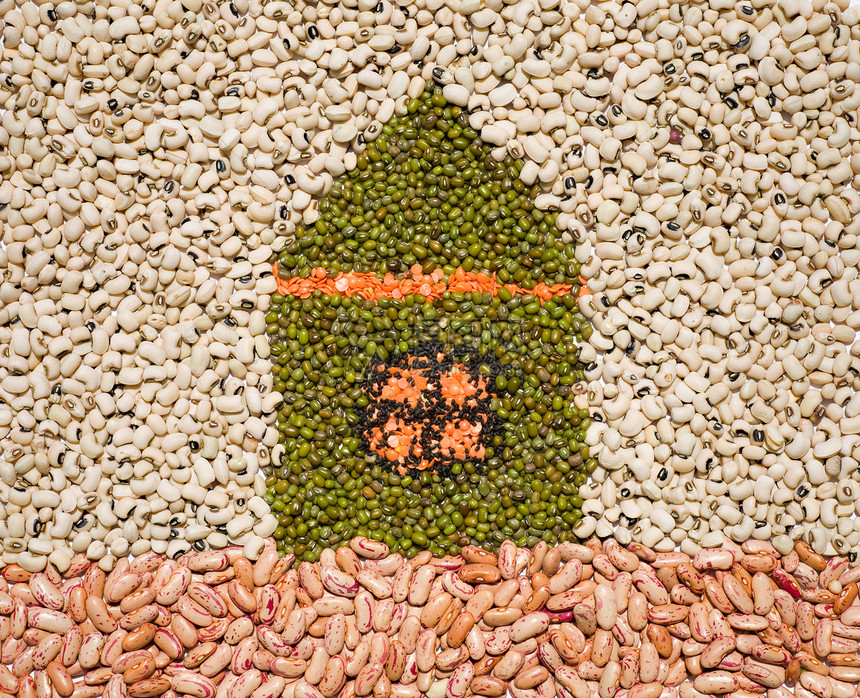 生态室内比喻碎粒烹饪框架种子财产食物大豆蔬菜投资项目图片