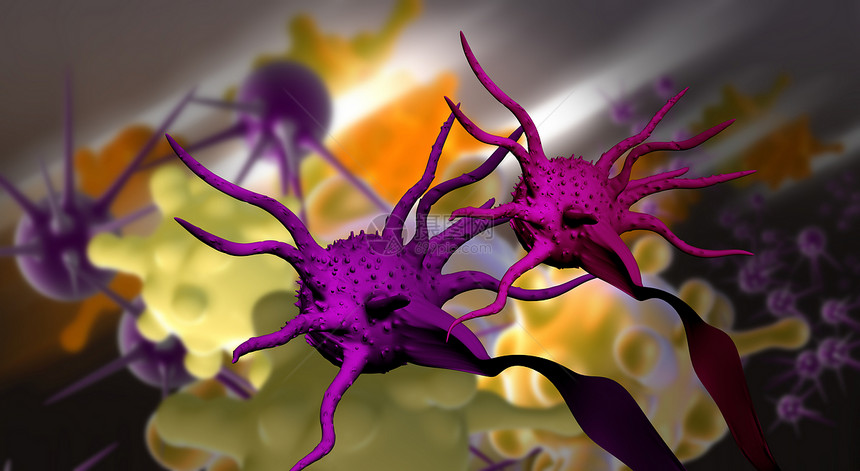 微有机体云缩影科学医学细菌病原生物学美丽微生物健康细胞图片