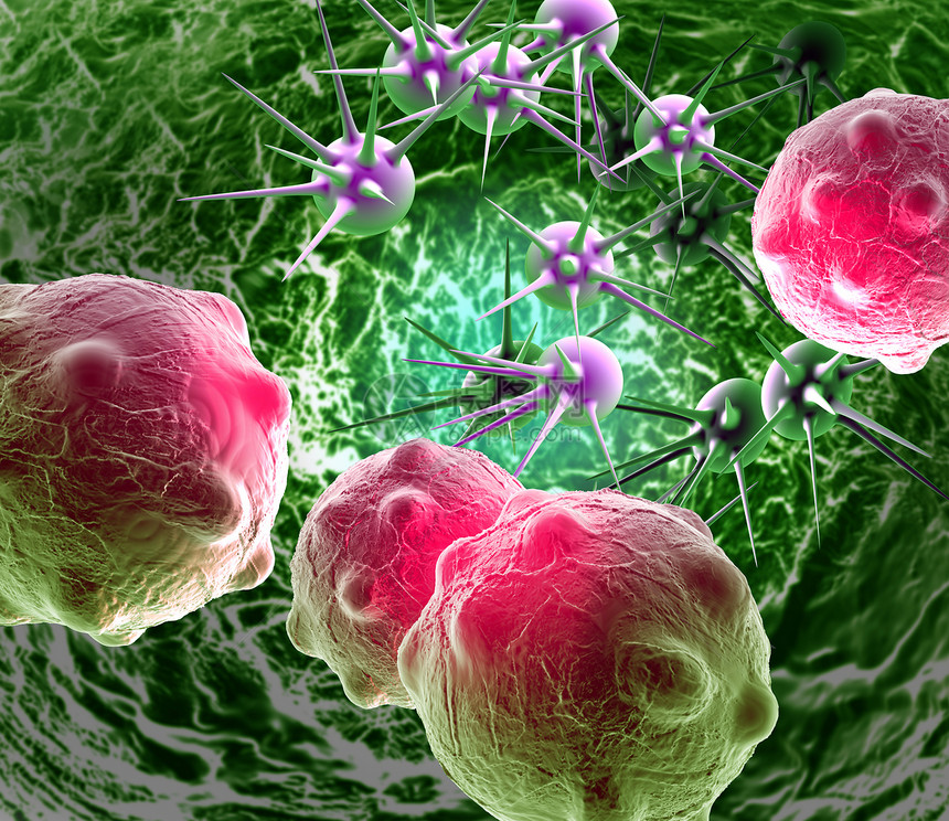 微有机体云生物学健康医学人体缩影医疗科学细胞疾病细菌图片
