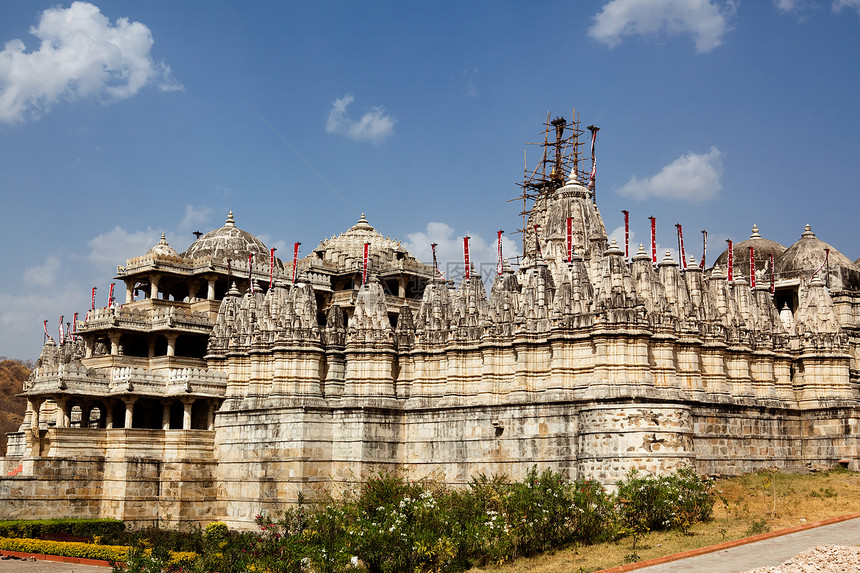 印度阿迪那寺庙雕刻建筑文化精神建筑学地标外观目的地装饰品大理石图片