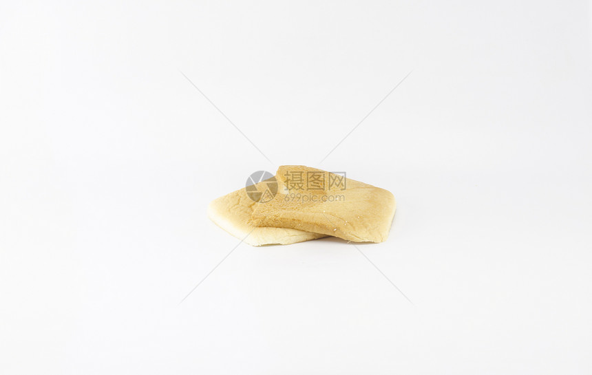 白上孤立的切片面包饮食碳水谷物营养面包面包师小吃美食午餐脆皮图片