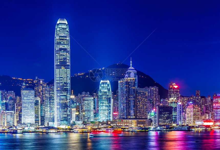 香港天线市中心地标商业景观风景场景旅行旅游金融港口图片