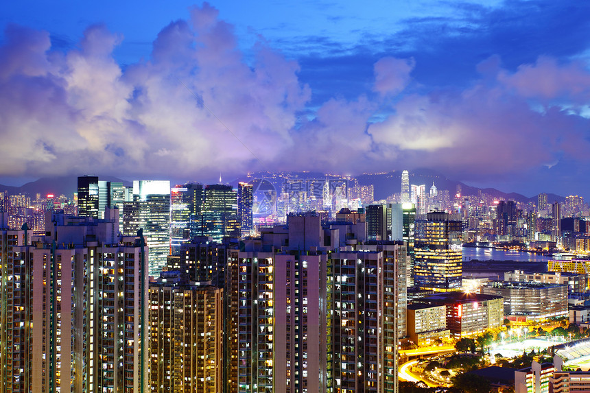 香港市风景城市住宅民众市中心景观建筑居所房屋住房公寓图片