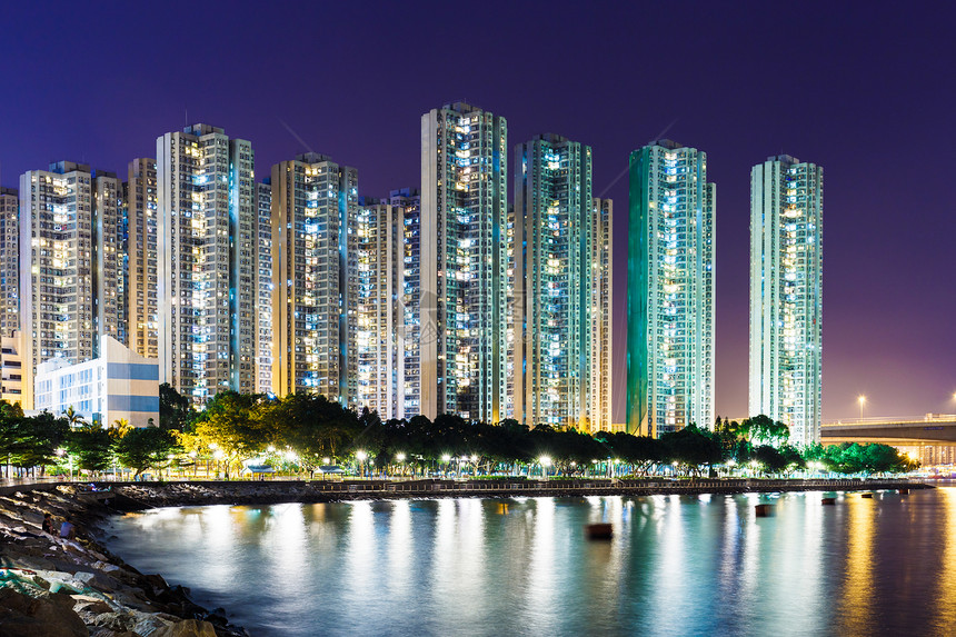 香港住宅区香港特区建筑天际住宅海洋住房公寓房屋图片