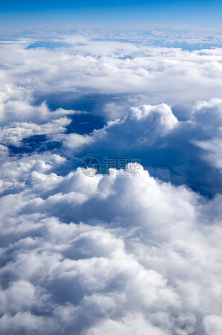云和云天气天堂自由美丽柔软度天空蓝色臭氧场景白色图片