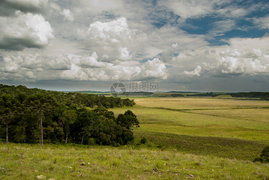 草原蓝色风景天空生态旅游环境地形农村场地美丽图片