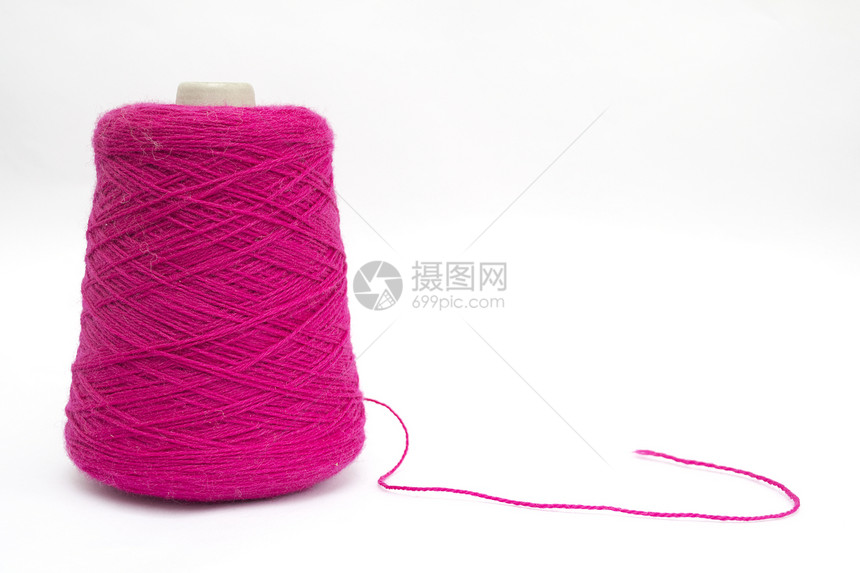 粉粉羊毛工艺缝纫爱好蓝色创造力细绳针织棉布针线活纺织品图片