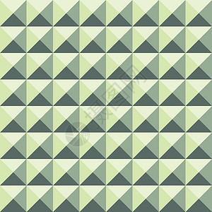 带有方形和三角形的无缝模式网络创造力墙纸绿色长方形背景图片