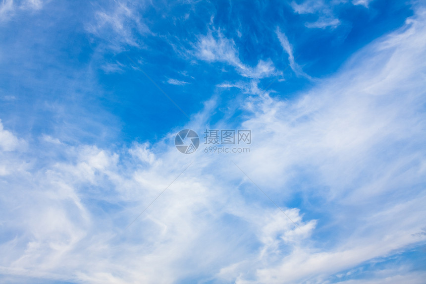 蓝天云云天堂场景晴天自由天空风景云景气象蓝色天气图片
