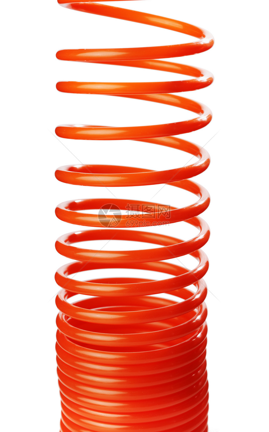 螺旋空气花风管软管红色气动橙子装置塑料工具图片