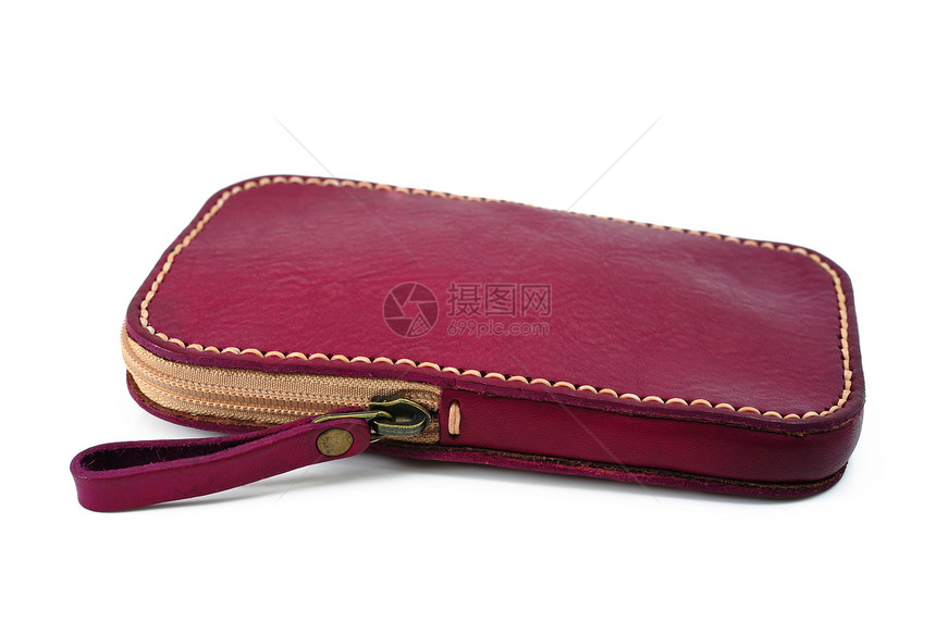 皮革袋设备行李公文包个人物体手工健康紫色皮革压缩图片