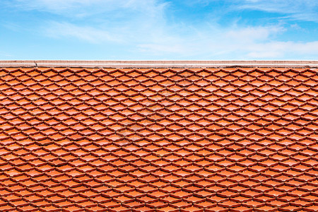 泰式泰国木制屋顶纹理背景图片