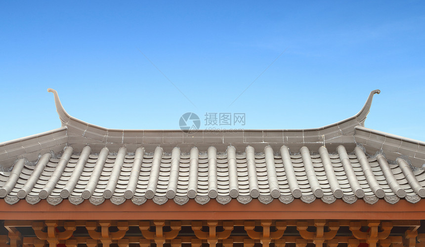 中华传统屋顶建筑历史建筑学崇拜角落艺术宝塔旅游房子蓝色图片