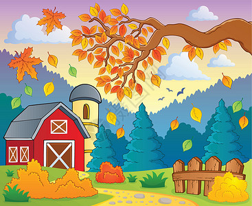 秋季主题风景1背景图片