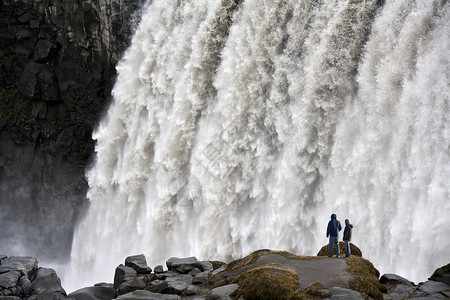 黛提瀑布 - 冰岛背景