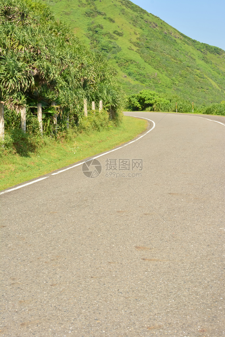 国家公路绿色运输乡村阳光车道日出场景土地衬套城市图片