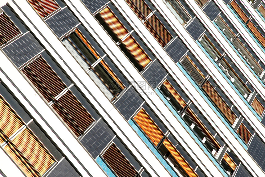 布宜诺斯艾利斯的建筑设计财产窗户房地产城市公司商业建筑天空房子蓝色图片