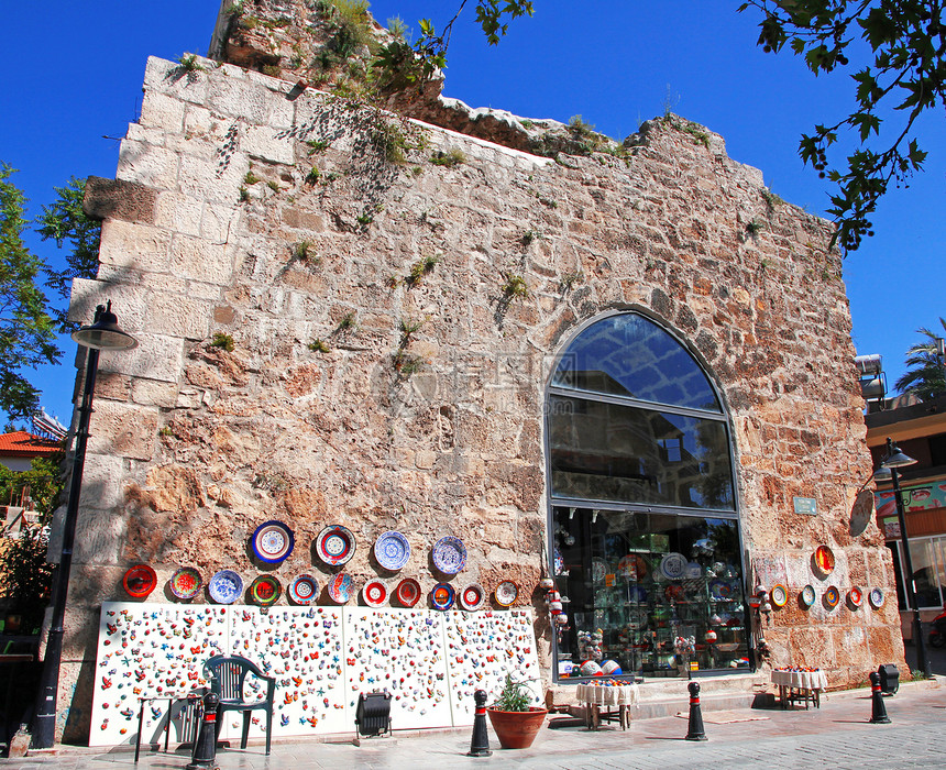 土耳其 安塔利亚镇 纪念品商店图片