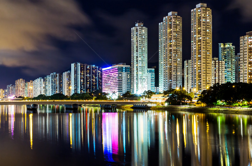 香港市住宅人口房屋天际建筑公寓住房图片