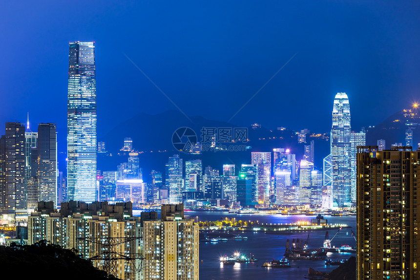 香港市金融天空办公楼公司商业办公室大楼摩天大楼天际建筑图片