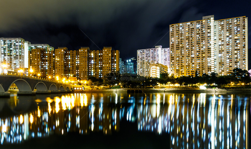 香港公共住房建设 香港民众景观房屋城市住宅居所市中心公寓渠道天际图片