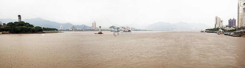 中国文州地貌     河流寺庙城市船舶码头黄色图片