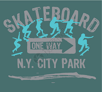 溜冰者城市滑冰精神矢量艺术活动木板孩子男生青少年滑板娱乐青年素描创造力插画