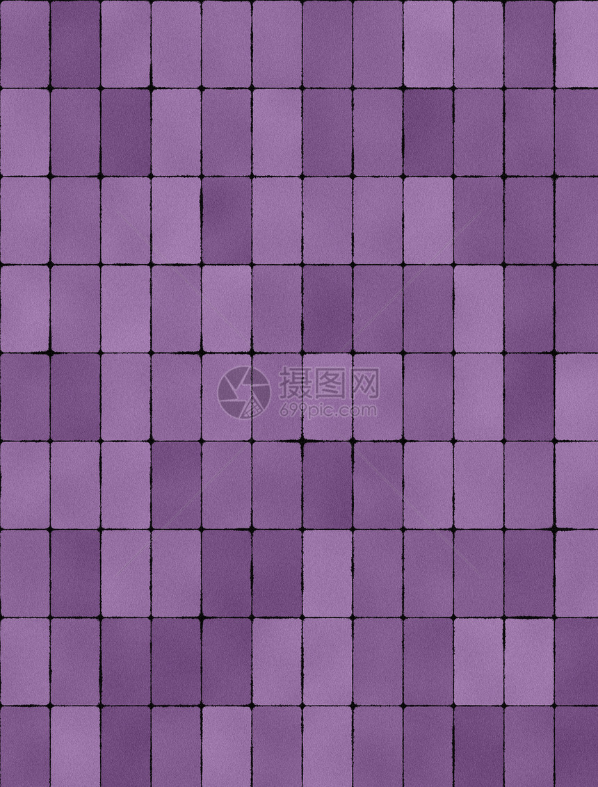 紫色瓷砖无缝纹理陶瓷蓝色地面建筑艺术马赛克正方形风格游泳光泽度图片