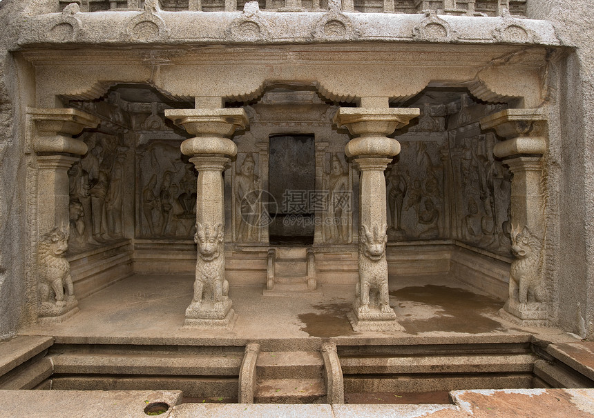印度教石窟寺 - 马马拉普拉姆 - 印度图片