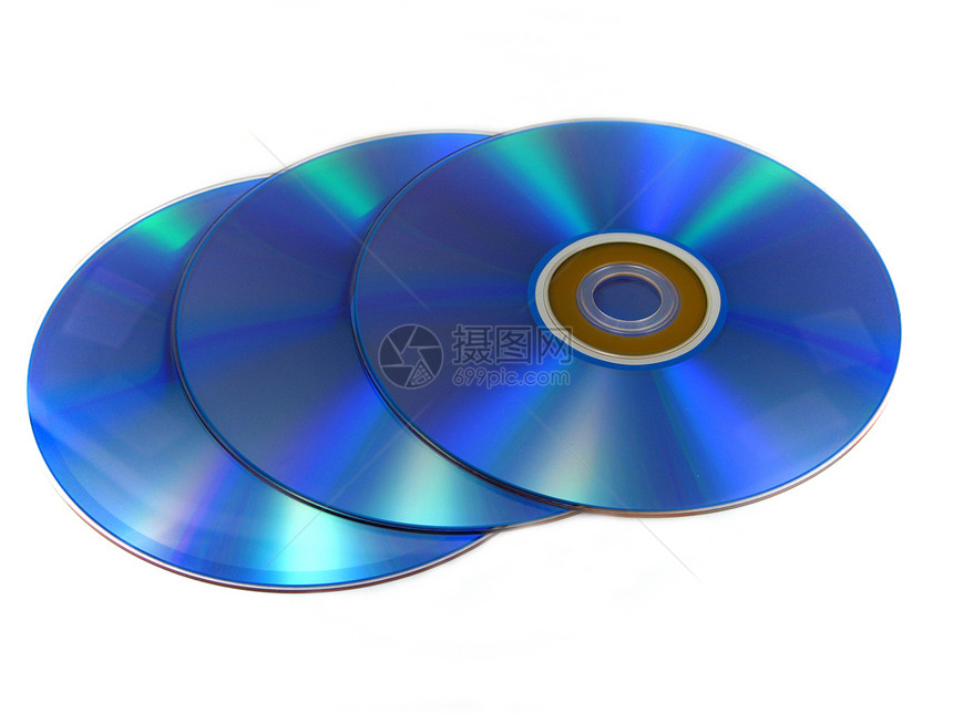 DVD 或 CD 盘片图片