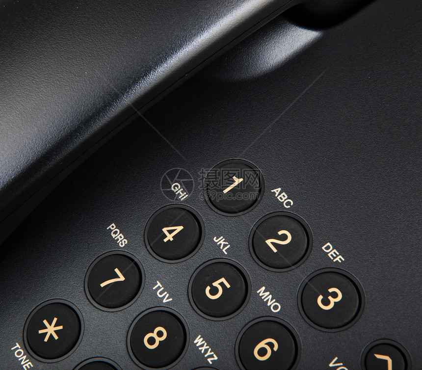 电话拨号服务戒指展示电缆说话绳索听筒按钮黑色图片