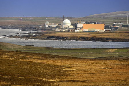 敦雷核电站——苏格兰高清图片