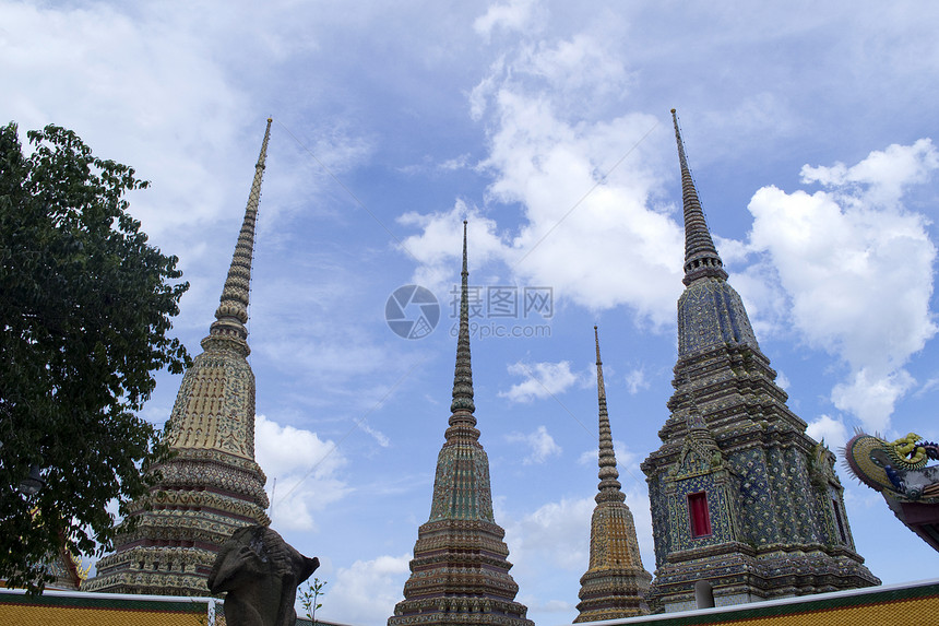 泰国寺庙崇拜信仰宗教图片