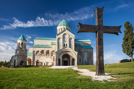 格鲁吉亚库泰西巴格拉蒂大教堂高清图片