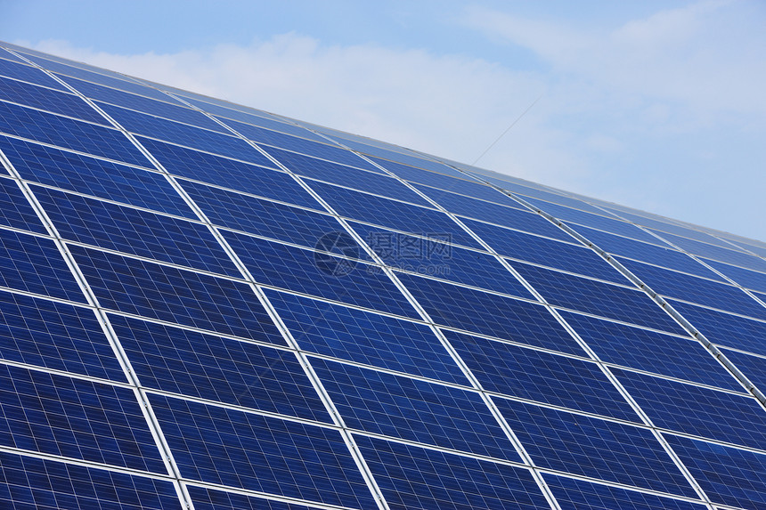 太阳能小组环境保护回收控制板力量蓝色燃料能量太阳能板能源新生活图片