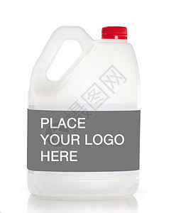 白色背景上孤立白标签白白的白瓶子塑料背景图片