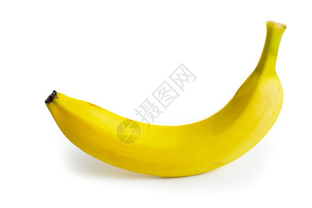 孤立在白色背景上的香蕉水果背景图片