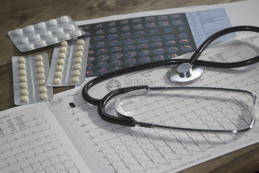 健康与保健诊断心电图心脏病专家仪器心脏病学图片