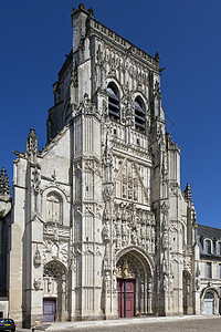 圣里基埃修道院索姆人法国地标旅游宗教旅行高清图片