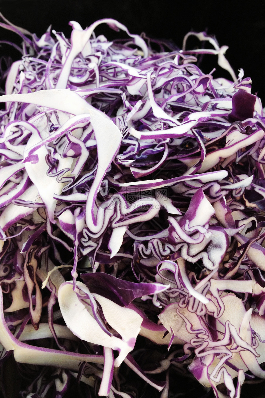 红白卷心菜沙拉紫色食物蔬菜饮食芸苔植物时代石器泡菜图片