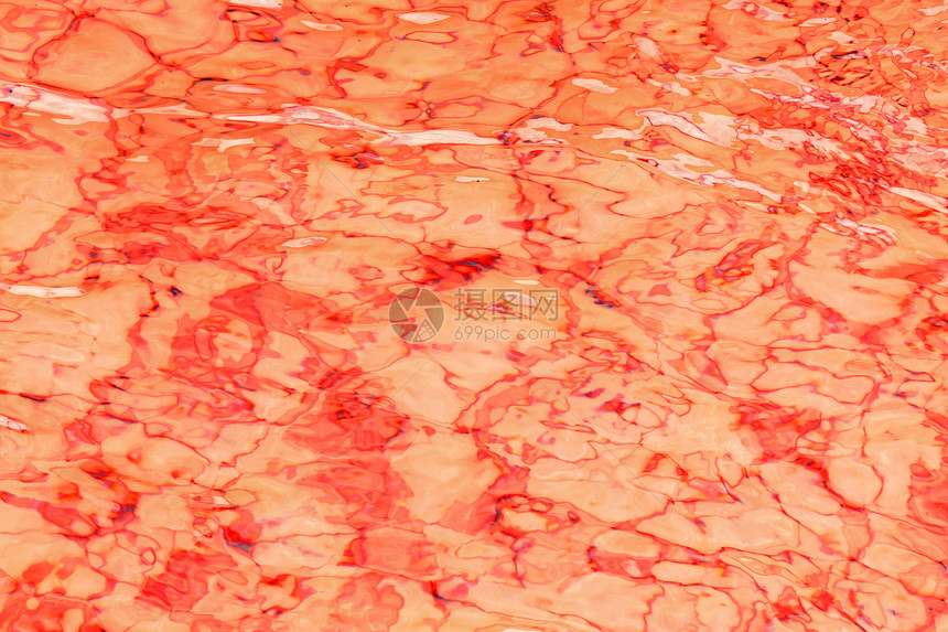 卷水水表面的橙色抽象背景墙纸框架插图艺术运动商业金子材料宏观图片