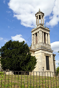 布里欧修伦敦布里斯顿的圣马修教堂教会历史性历史建筑学旅行景点尖塔地标宗教旅游背景