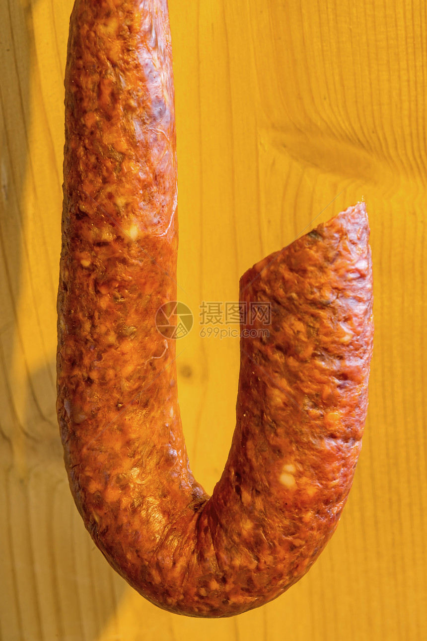 Chorizo 西班牙香肠食物红色美食小吃猪肉熏制图片