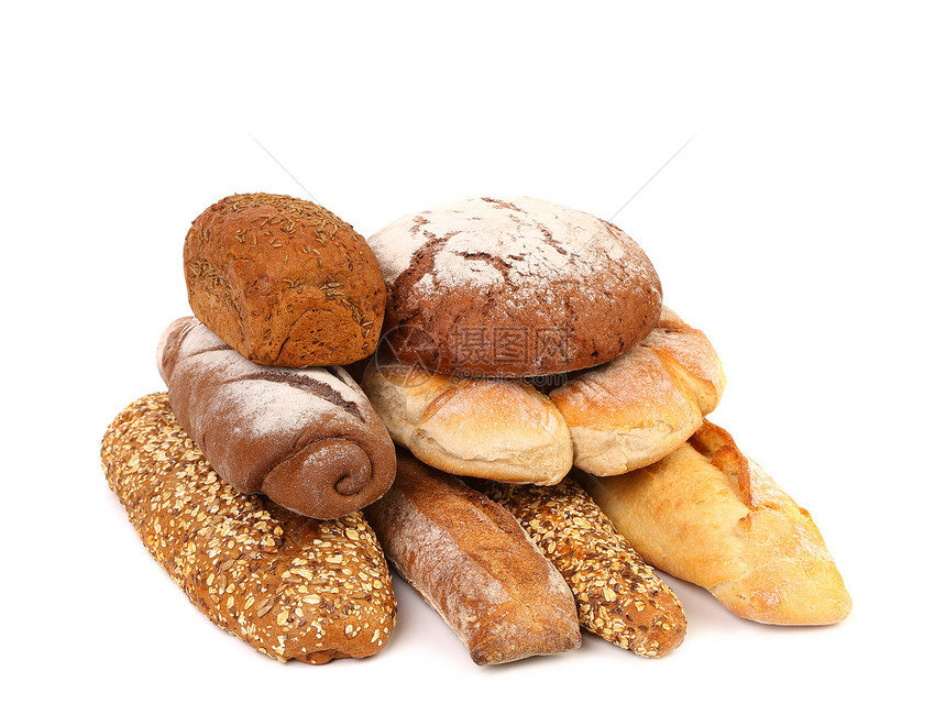各种面包的构成情况各有不同图片