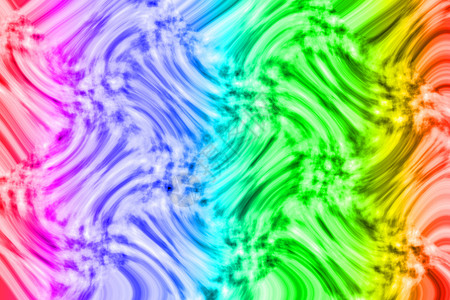 抽象背景红色黄色海浪绿色创造力插图波形彩虹商业辉光背景图片