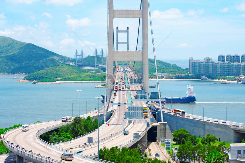 清马桥景观汽车市中心运输旅行城市辉光交通速度海洋图片
