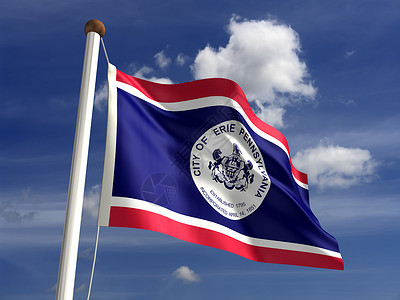 伊利城旗背景图片