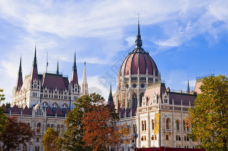 匈牙利旅游布达佩斯议会首都假期旅行建筑城市议员景观建筑学游客背景