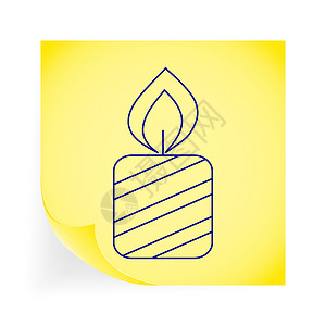蜡烛艺术仪式黄色季节绘画庆典烛光火焰生日辉光背景图片