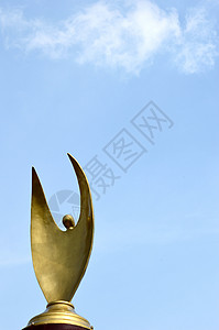 雕像纪念碑奖项旅游金子天空数字城市胜利庆典艺术吸引力背景图片